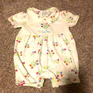 Newborn baby girl romper